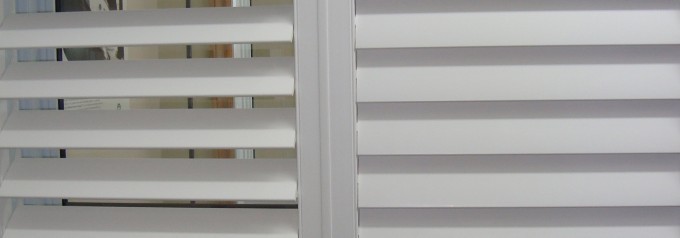 shutters half open and closed