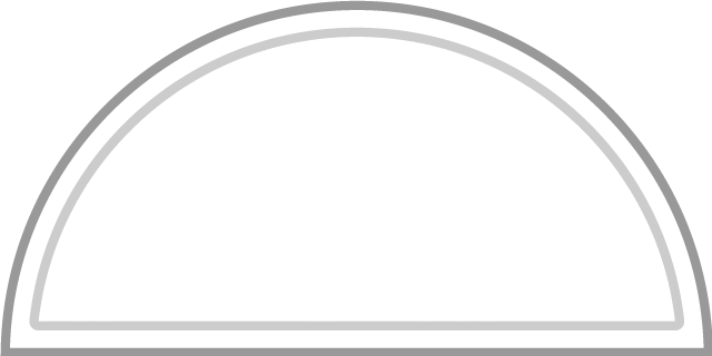 Round / half moon transom