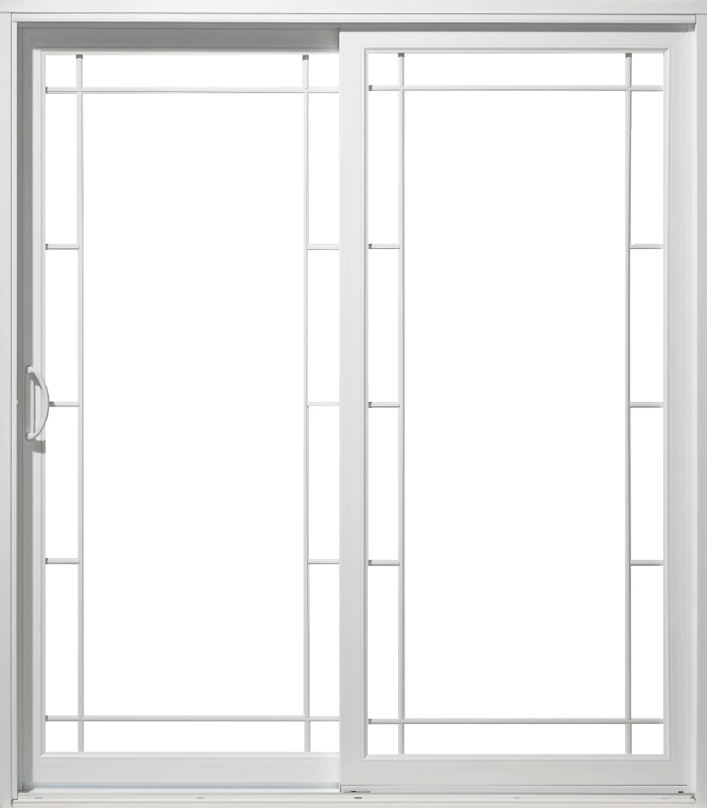A Praries Grille Style Sliding Patio Door