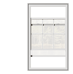 Classic Double Hung Window that is open.