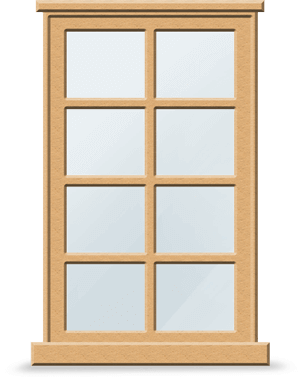 A wooden window circa 100AD
