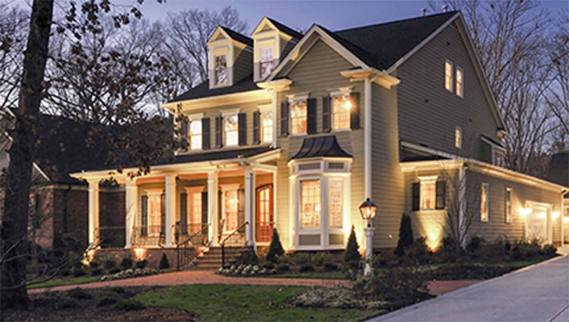 A photo of house that has Northern Comfort Windows and Doors Installed.