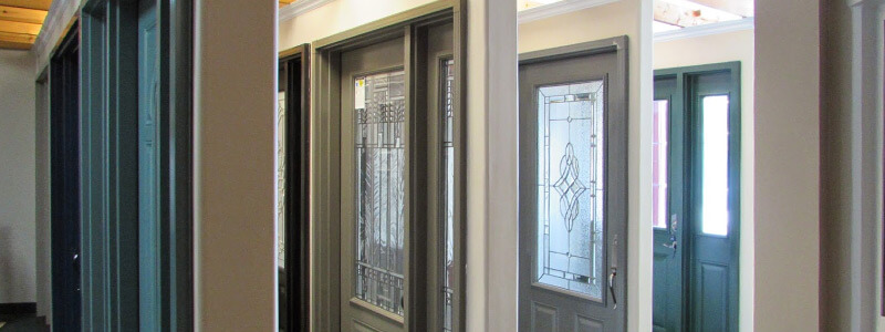 Our door and window showroom in Barrie, Ontario.