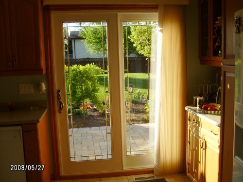 garden door from inside