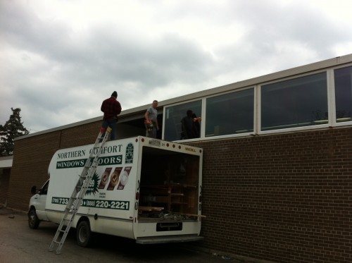 installing commercial windows