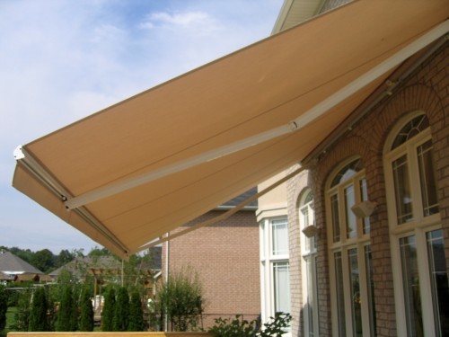 awning underneath