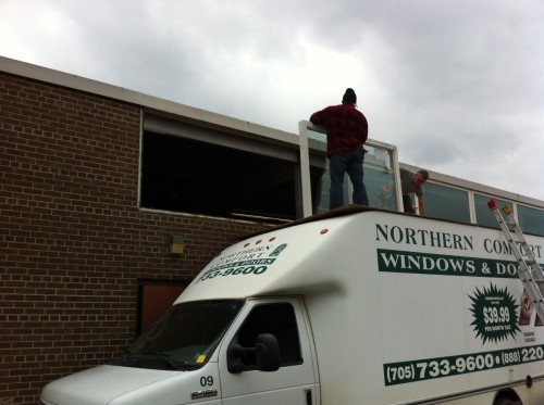 installing commercial windows