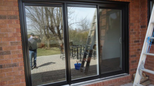 three patio doors