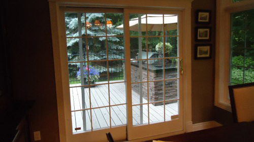 patio door from inside
